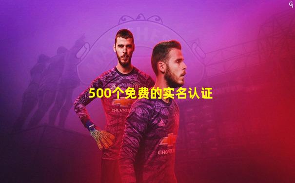 500个免费的实名认证