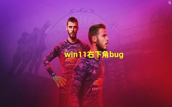 win11右下角bug