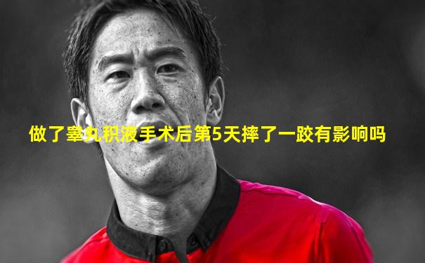 做了睾丸积液手术后第5天摔了一跤有影响吗