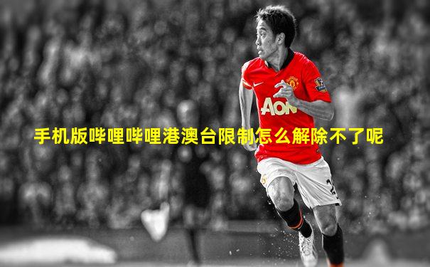 手机版哔哩哔哩港澳台限制怎么解除不了呢
